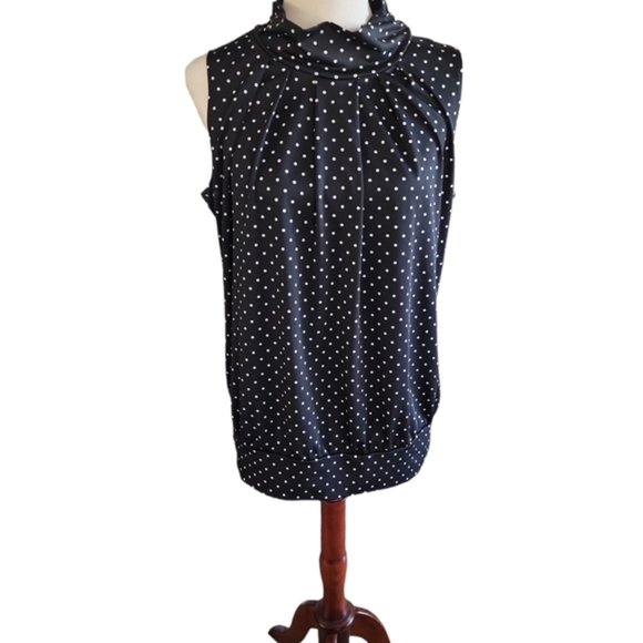 PerSeption Concept Tops - Xl women's blouse. Black and white